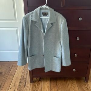 Men’s 100% cashmere grey sport coat (Size M)